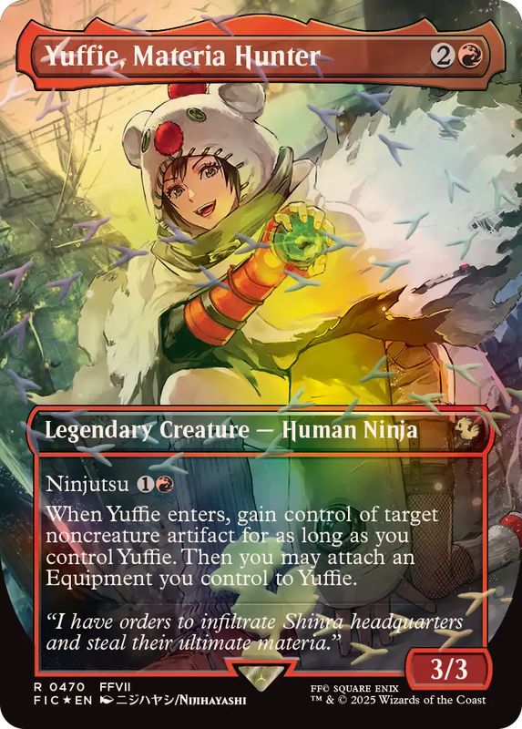 EX+](チョコボトラックFOIL)マテリアハンター、ユフィ/Yuffie, Materia