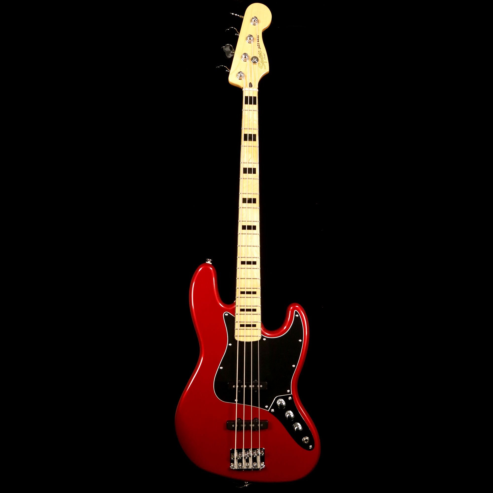 Squier Vintage Modified 70s Jazz Bass Candy Apple Red | The Music Zoo