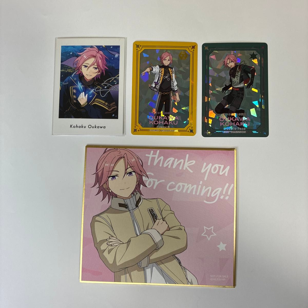 あんスタ 桜河こはく ビジュアル色紙コレクション せっと｜Yahoo
