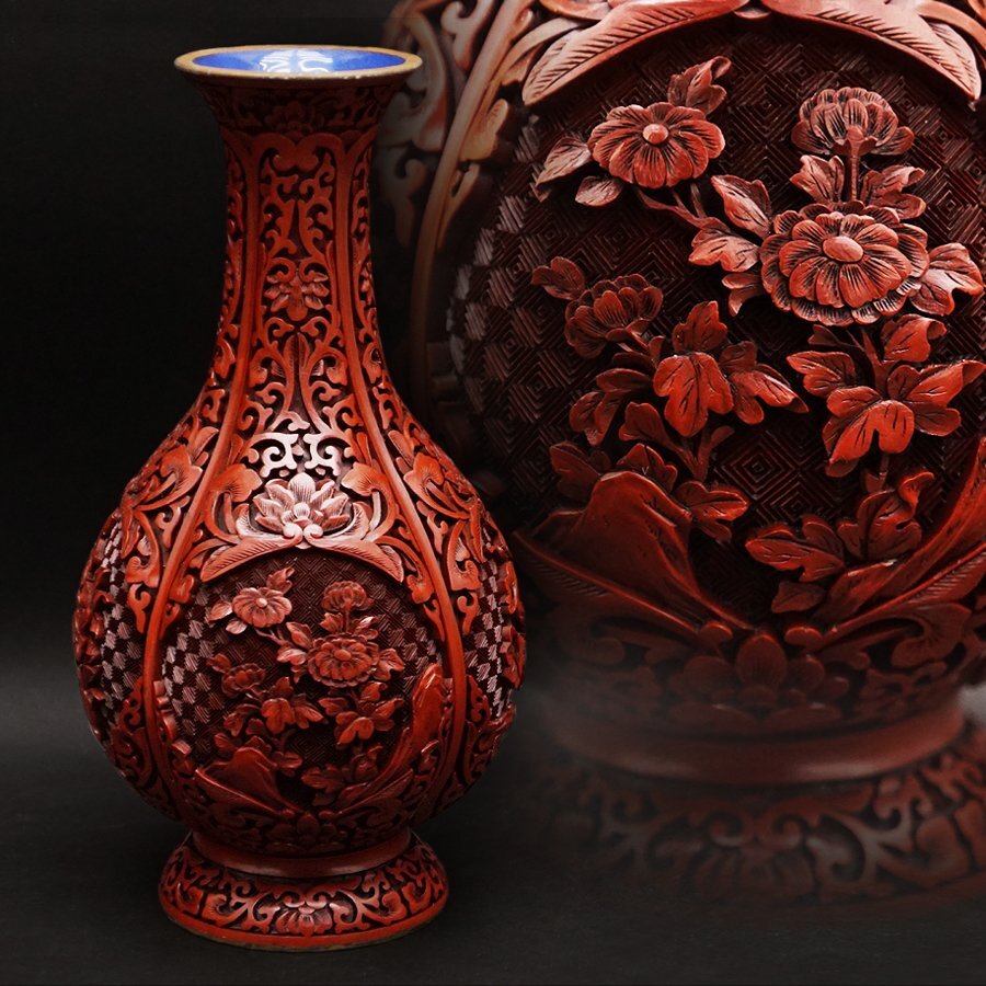 2026年最新】Yahoo!オークション -中国堆朱花瓶の中古品・新品・未使用