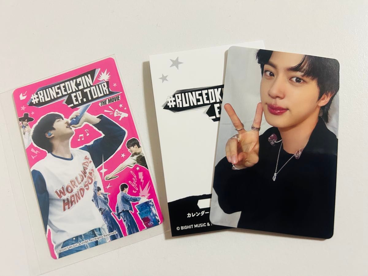 BTS JIN RUNSEOKJIN EP TOUR THE MOVIE 入場者特典 カレンダー付き
