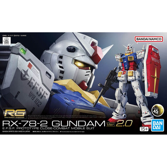 RG 1/144 RX-78-2 ガンダム Ver.2.0│株式会社BANDAI SPIRITS