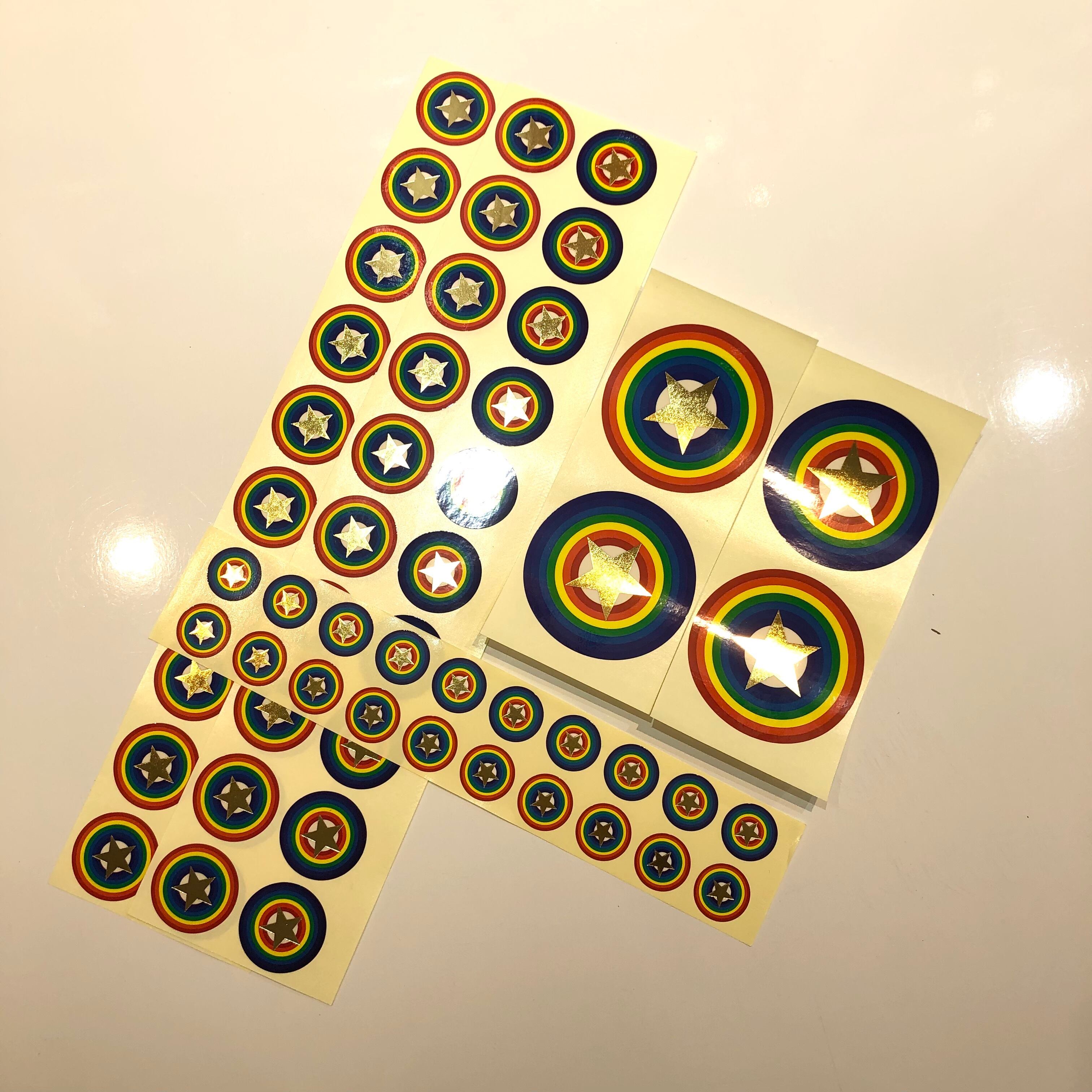 宇宙パワーシール（大2対・中2枚・小1枚）アソートセット | 隕石直売所
