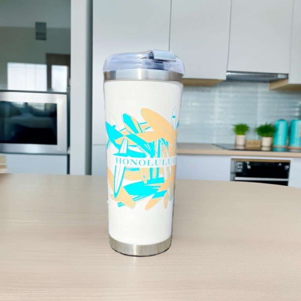 HONOLULU COFFEE】ハワイ限定 希少 ホノルルコーヒー ロゴ ステンレス