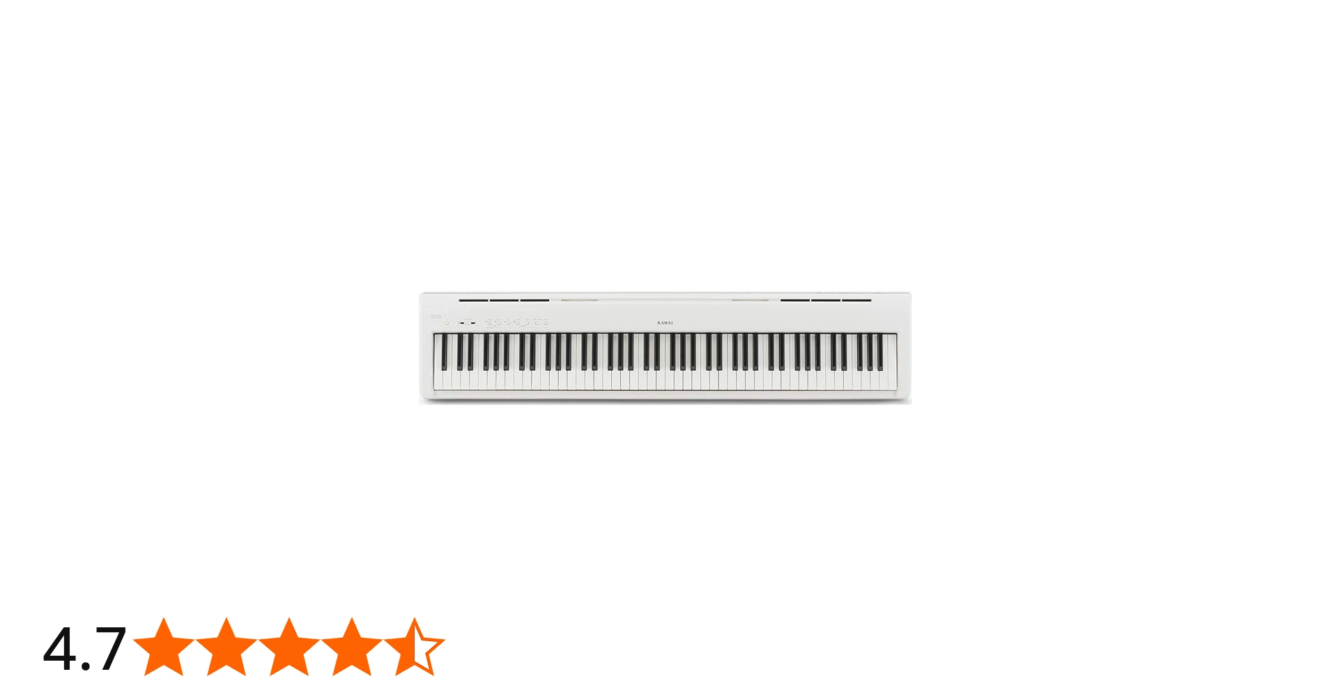 Amazon | KAWAI ポータブル型デジタルピアノ ES110 W ホワイト 88鍵