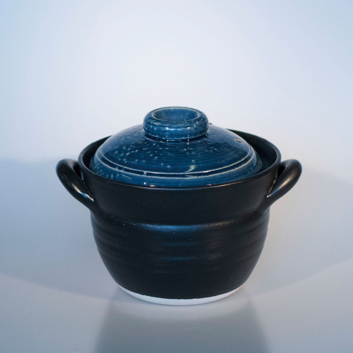 マルヨシ陶器 炊飯土鍋 2合炊 直火専用 ふっくらごはん鍋 二重蓋 萬古
