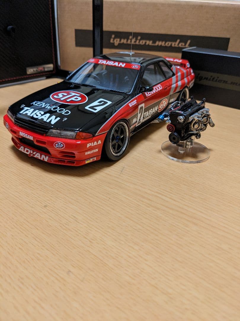 イグニッションモデル1/18　STP タイサン GT-R 1992 JTC IG2423 1/18 STP TAISAN GT-R (#2) 1992 JTC With Engine | LINE UP