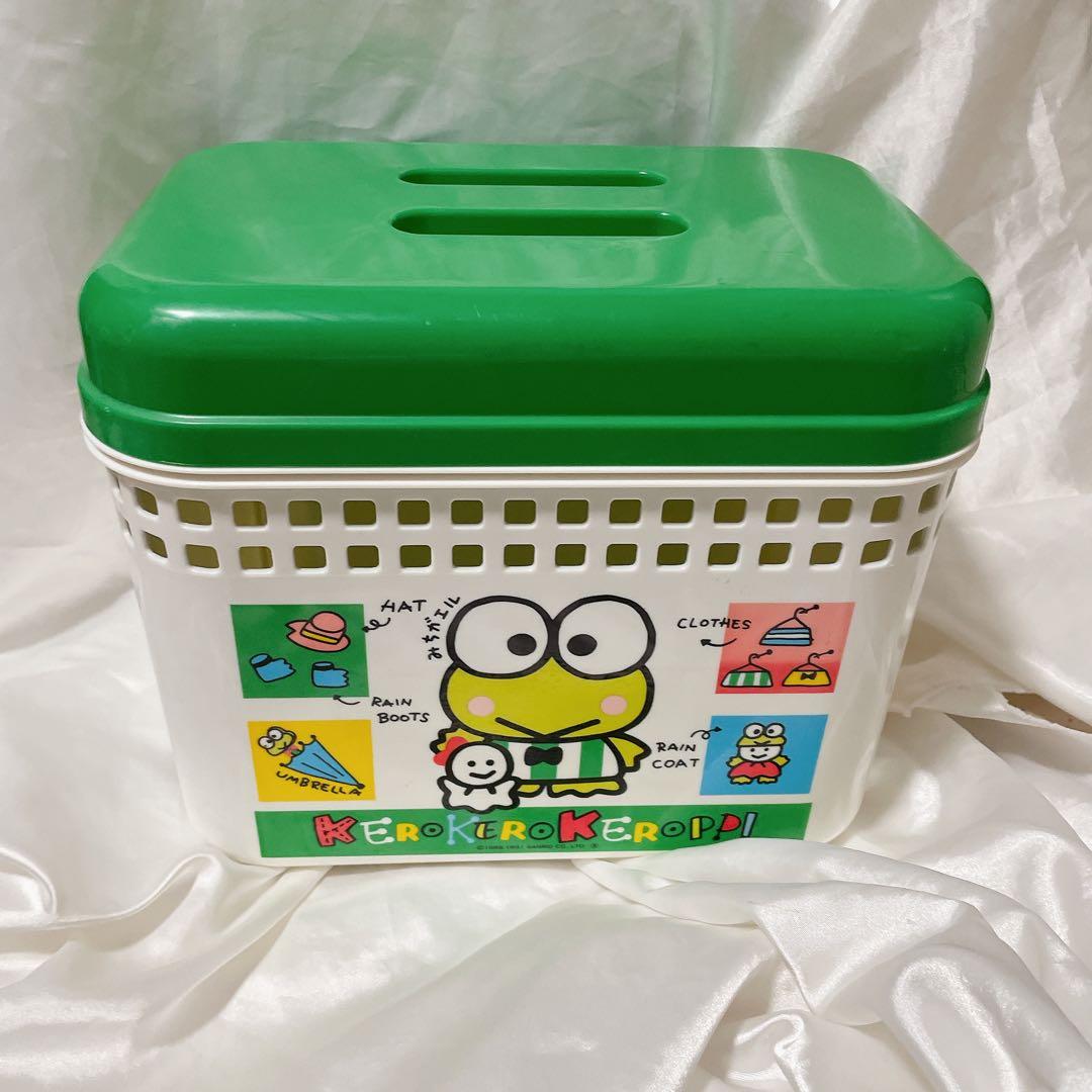 けろけろけろっぴ サンリオキャラクター プラスチック バスケット カゴ 錦化成 サンリオ チョコバス お風呂 サウナ 風呂 銭湯 バスケット かご