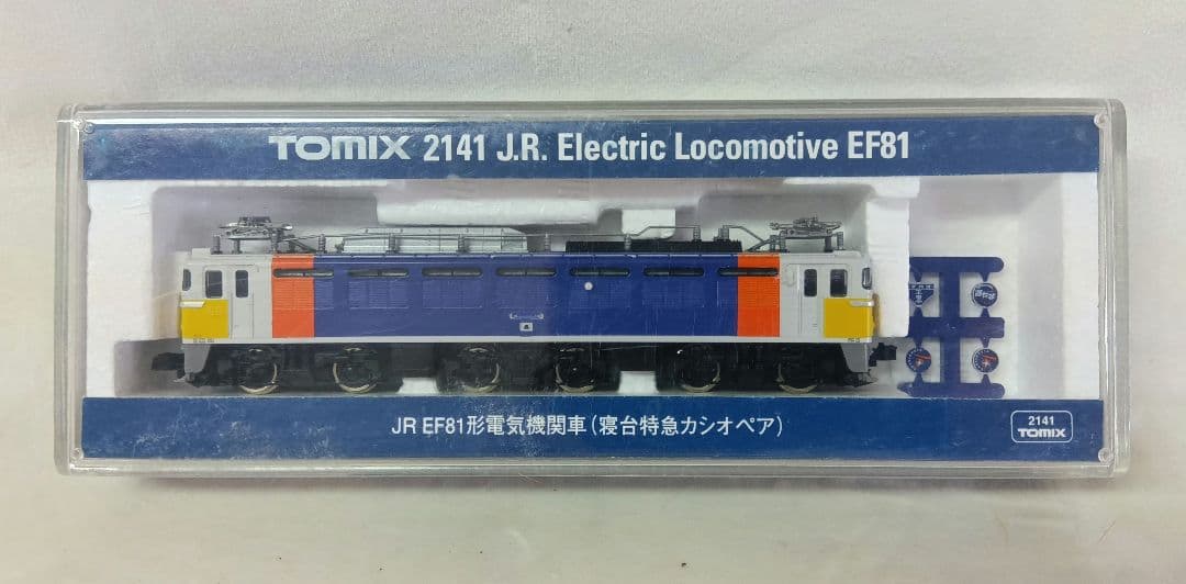Tomix JR EF81形電気機関車(寝台特急カシオペア) Nゲージ　2141 2141 JR東日本 EF81形交直流電気機関車 「カシオペア」牽引機