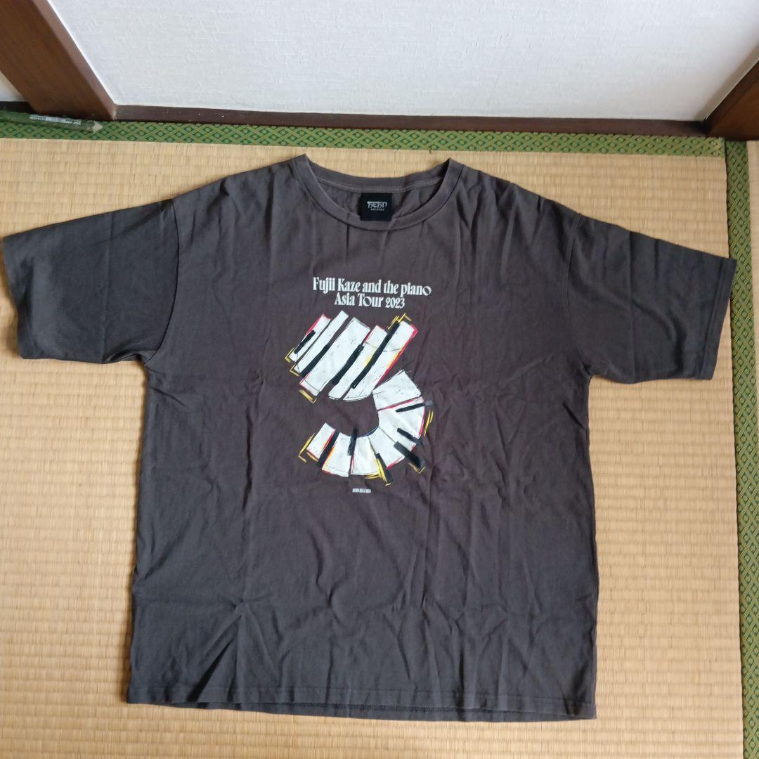 藤井風　アジアツアーTシャツ　Fujii kaze and the piano 美品】藤井風 Fujii Kaze and the piano Asia Tour 2023 Tシャツ M