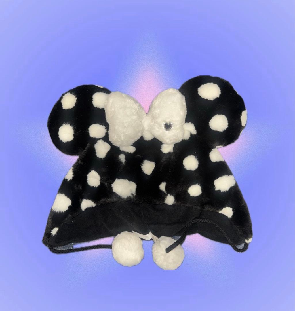 ディズニー ミニー ファンキャップ ドット 水玉 白黒 ディズニー ミニー ファンキャップ 黒 ドット ミニーちゃん - メルカリ