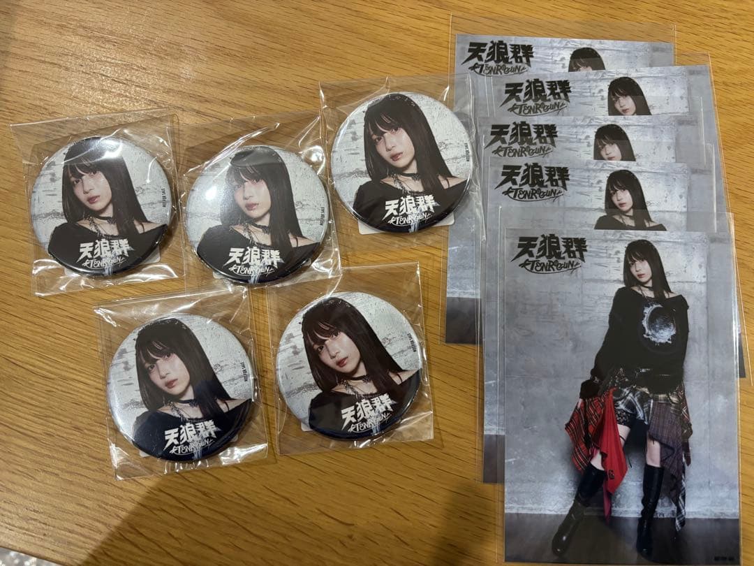 天狼群 KING OF EVIL 花宮初奈 缶バッジ ブロマイド 5個セット 天狼群キンクリ堂