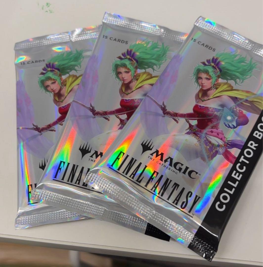 MTG FFコラボ コレクターブースター英語版 3パック 未開封 ウィザーズ・オブ・ザ・コースト 【3パック(JP)】MTG マジック：ザ